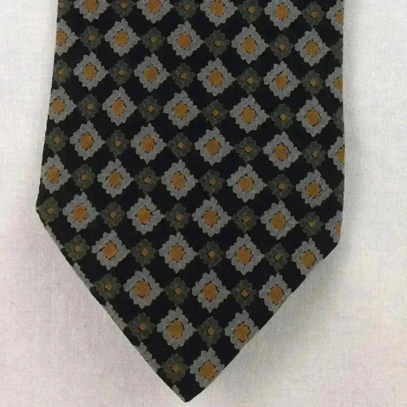 Giorgio Armani Green Silk Tie 57" x 4" - Picture 1 of 5